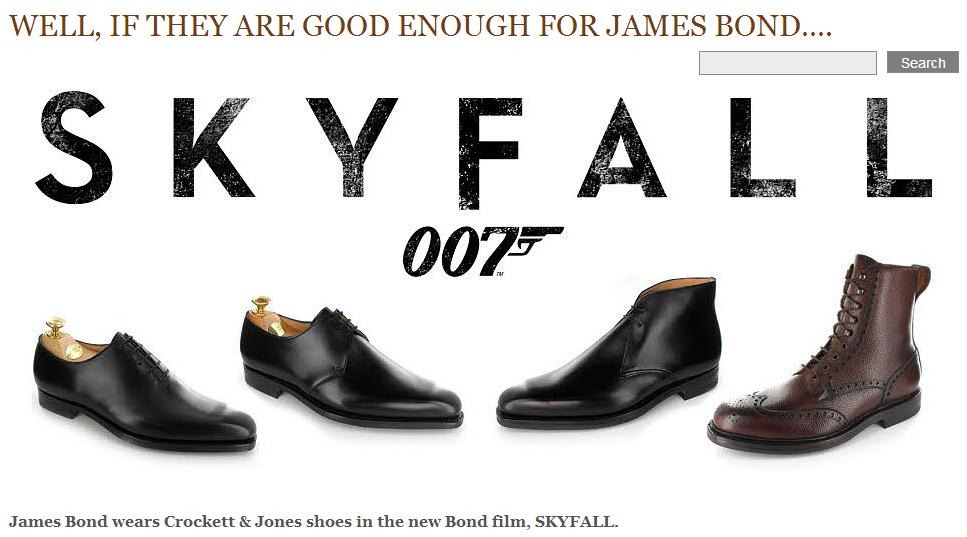 クロケット&ジョーンズの靴が映画「007 SKYFALL」に登場: ブランド