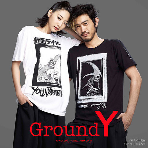 Ground Y ヨウジヤマモト 仮面ライダーコラボ tシャツ デザイン◎ 希少